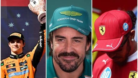 Las notas de la primera parte de la temporada de F1: el dominio de los McLaren, la redención de Alonso y el declive de Hamilton