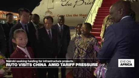 Kenyan president visits China amid tariff pressure