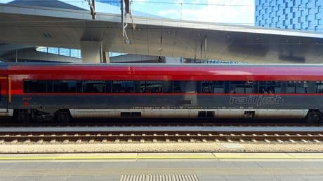 Man locked out of carriage during smoke break survives clinging onto Austrian high-speed train