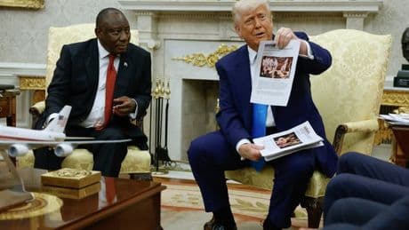 Accusation de "génocide" en Afrique du Sud: les erreurs dans les vidéos de Donald Trump