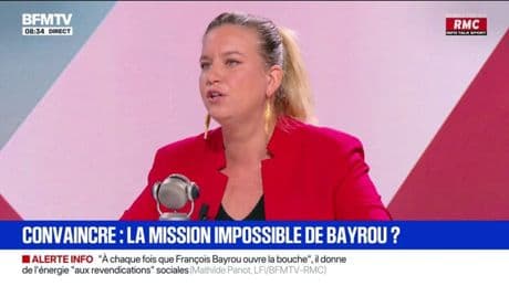 "À chaque fois que François Bayrou ouvre la bouche, cela nourrit la colère dans le pays", déclare Mathilde Panot (LFI)