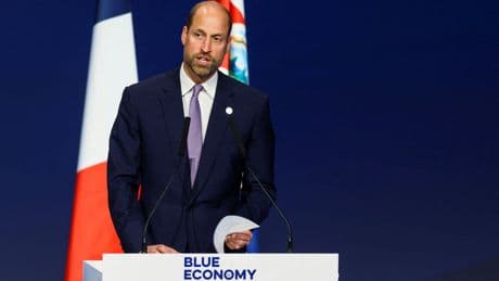 Prince William warns world's oceans are 'diminishing before our eyes'