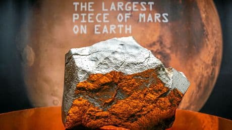 Le plus gros fragment de Mars sur Terre est à vendre