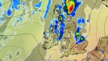 Exact date wall of rain to drench UK as scorching heatwave comes to an end