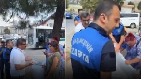 AKP’li belediyenin zabıta ekipleri vatandaşı tartakladı