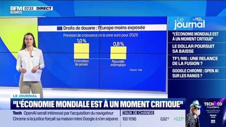 Droits de douane: l'économie mondiale à la peine