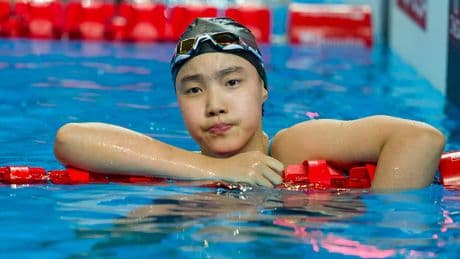 Yu Zidi, la niña china de 12 años que cuestiona el sistema de la natación mundial