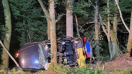 Two married couples found dead in UK-registered car after crash in Germany