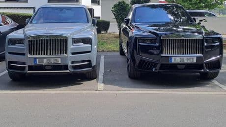 Sind sogar die Kennzeichen abgesprochen? - Doppelter Rolls-Royce-Auftritt in Stuttgart