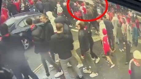 New footage shows car snaking through crowds of Liverpool fans moments before ‘rampage’ left 4 kids among 65 hurt