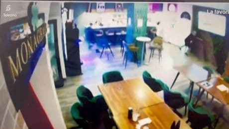 Horror moment Scots gangster Ross Monaghan is shot dead by hitman at Spanish pub as staff & punters flee in terror
