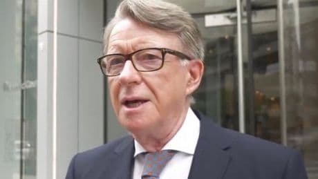 British Ambassador to US Peter Mandelson rejects Epstein question before admitting 'regret'