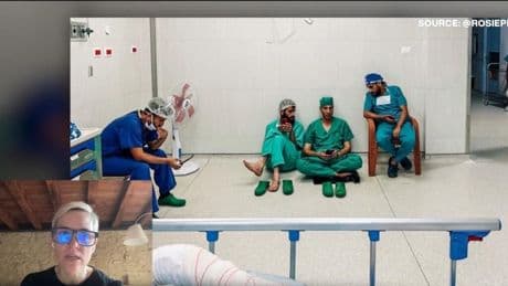 British surgeon says witnessed ‘indiscriminate bombing of the entire population’ in Gaza