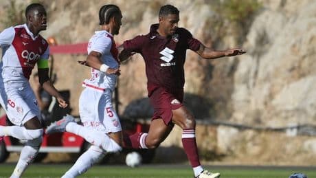 <p>Toro, col Monaco secondo ko 3-1: Casadei a segno, Israel subito infortunato</p>