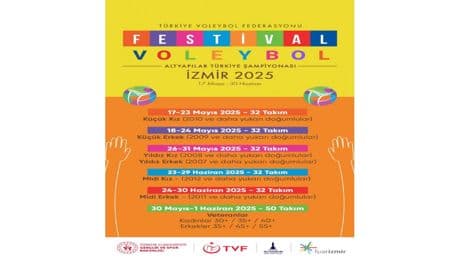 Festival Voleybol heyecanının adresi Fuar İzmir olacak