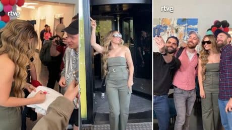 Melody calienta motores a horas de la final de Eurovisión con autógrafos y fotos con sus fans: &quot;El público está con nosotros&quot;