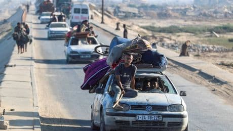 Israel calcula que ha expulsado ya a 200.000 personas en la última ofensiva sobre Ciudad de Gaza