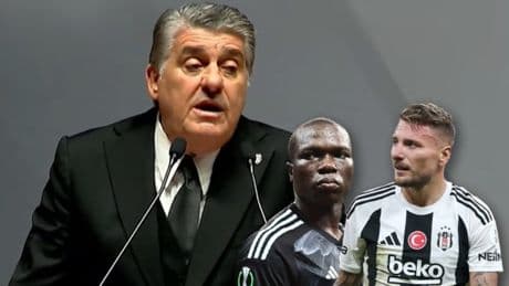 Beşiktaş Başkanı Serdal Adalı'dan transfer isyanı! Aboubakar ve Immobile'nin paraları...