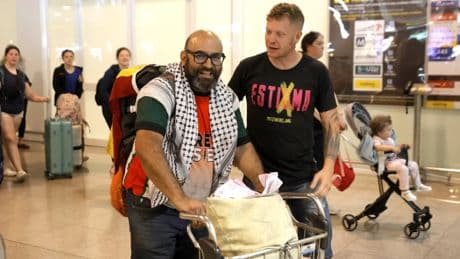 El activista Sergio Toribio ya está en España tras pasar 72 horas detenido en Israel
