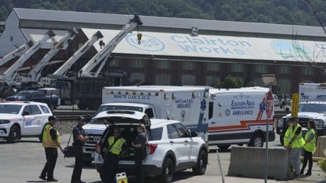 U.S. Steel plant blast injures, traps dozens near Pittsburgh