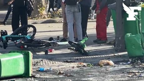 Blocage, poubelles incendiées, heurts avec les policiers... À Paris, le lycée Hélène Boucher cristallise les premières tensions du 10 septembre