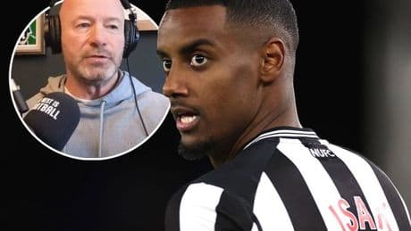 Alexander Isak to Liverpool swap transfer proposal has Alan Shearer rolling his eyes