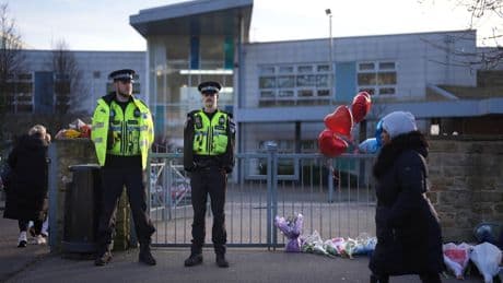 Teenager found guilty of murdering fellow pupil with hunting knife during lunch break