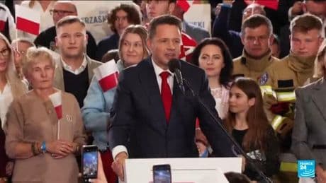 Warsaw's Pro-EU mayor Trzaskowski wins first round of Poland's presidential election