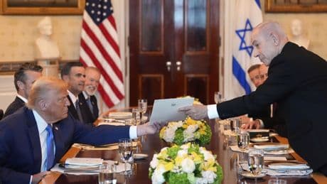 Netanyahu’s gift to Trump marks a ‘historic horizon’ for Mideast peace