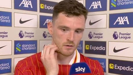 Andy Robertson refuses to defend Trent Alexander-Arnold after brutal Liverpool booing