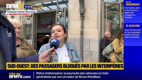 "Je suis agacée": à Toulouse, de nombreux passagers sont bloqués à cause des retards de trains