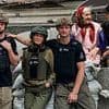 King Charles's goddaughter India Hicks dons military gear as she joins sons on humanitarian visit to war-torn Ukraine