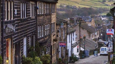 Beautiful UK village with dreamy cobbled streets that inspired Wuthering Heights
