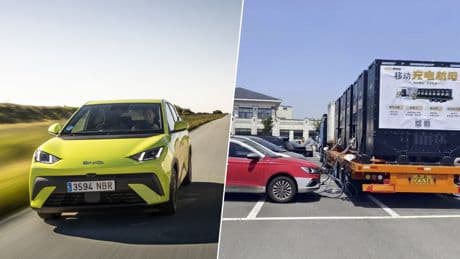 Si la pregunta es cómo evitar que los cargadores de coches eléctricos colapsen en verano, China tiene una idea: enchufes rodantes