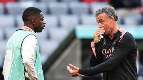 Luis Enrique, aún sin Dembélé contra el Botafogo