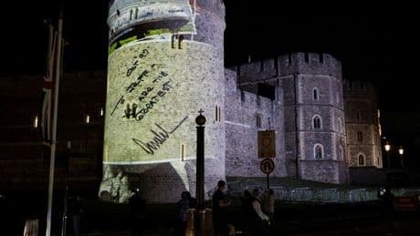 Four arrested after Epstein and Trump photos projected onto Windsor Castle