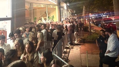 Labor Day weekend in the Hamptons means endless lines. Here's where we saw people waiting the longest.