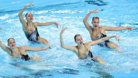 Ukraine und Russland bei der Schwimm-WM: „Wir tun so, als würden wir sie nicht sehen“