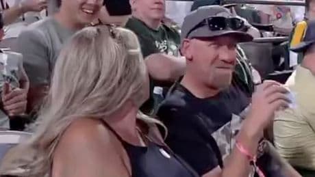 NBC announcers stunned into silence as sexual act in the crowd forces camera to quickly cut away