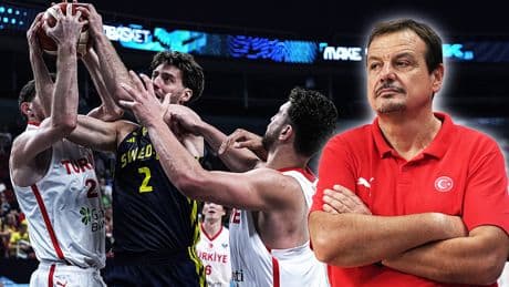 EuroBasket'te çeyrek finaldeyiz! 12 Dev Adam İsveç'i eledi