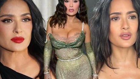 Salma Hayek bikinili pozlarıyla sosyal medyayı salladı!