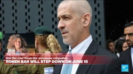 Israel's domestic security chief says he will step down in June, defusing battle with Netanyahu