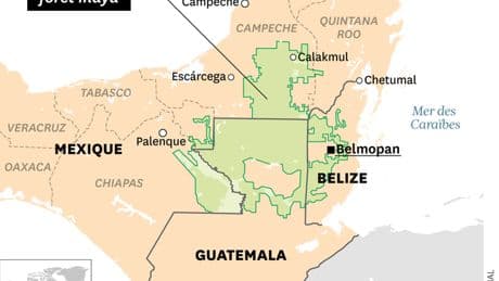 Une carte pour comprendre l’accord de sauvegarde de la forêt maya