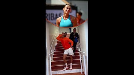 Fans feiern Posing-Duell! - Djokovic imitiert Sabalenka-Jubel