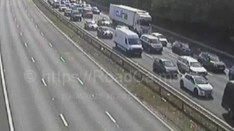 M5 traffic LIVE: Motorway closed after serious crash involving lorry and bike