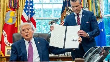 USA: Trump benennt Verteidigungsressort um in Kriegsministerium