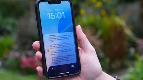 Sirens blare from mobile phones in test of national emergency alert system
