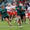 Seven-try Ireland beat Spain to reach last eight