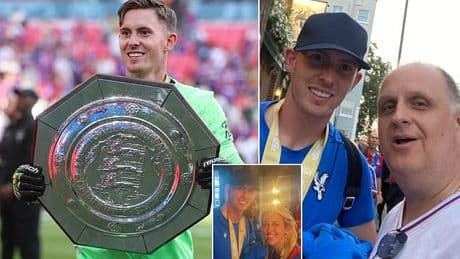 Dean Henderson delights punters 'by putting £1,000 behind the bar at local pub' after his heroics in Crystal Palace's Community Shield win over Liverpool