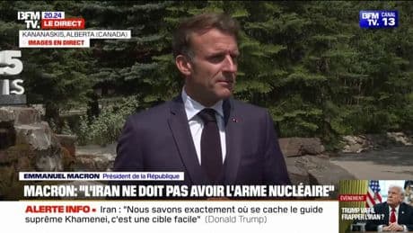 "La France accueillera l’année prochaine le G7 à Évian", annonce Emmanuel Macron